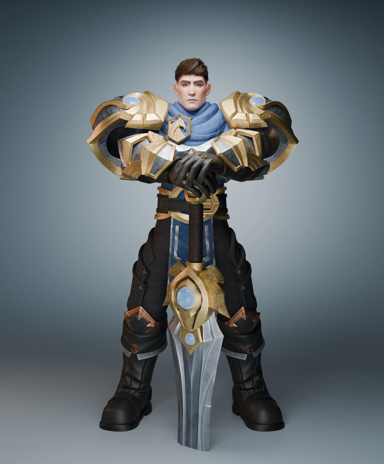 Garen — fan art 3D