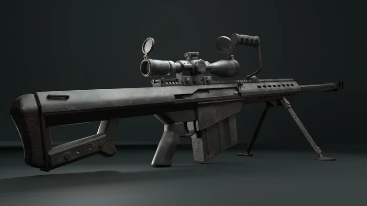 Barrett M82 cal.50 /Hard Surface Modeling